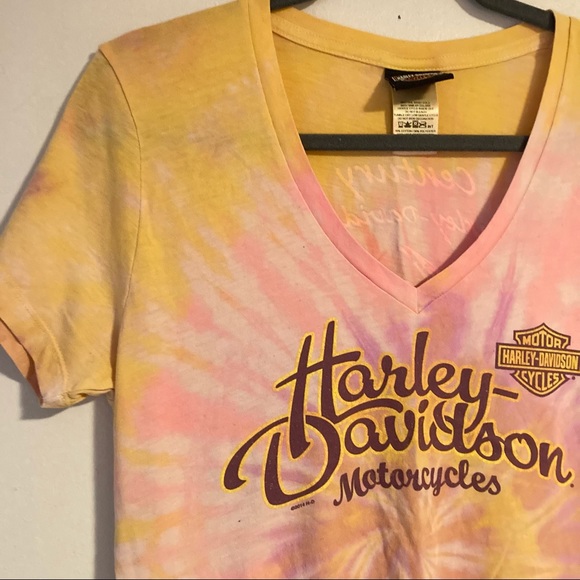 Harley Davidson Tie Dye T shirt - Picture 2 of 6